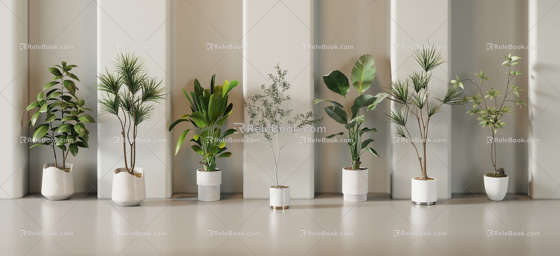 potted plant 3d model