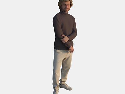 foreign men 3d model