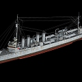 Modern Warship 3D Model 3d model