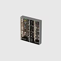 Commercial Wine Cabinet with Neatly Arranged Wine Bottles and Modern Design