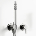 Modern shower hardware faucet shower 3d model