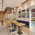 Elegant Japanese Restaurant Interior With Sushi Counter And Traditional Decor Elements