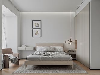 Modern Bedroom Home Bedroom 3d model