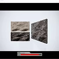 Building Exterior Wall Design With Textured Stone Like Surfaces And Patterns