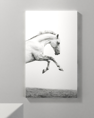 Modern Animal Painting Decorative Painting 3d model