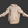 Casual Hooded Sweatshirt With Drawstrings Front Pocket Everyday Wear Item
