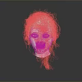 White Mannequin Head Model With Natural Brown Hair And Detailed Facial Structure