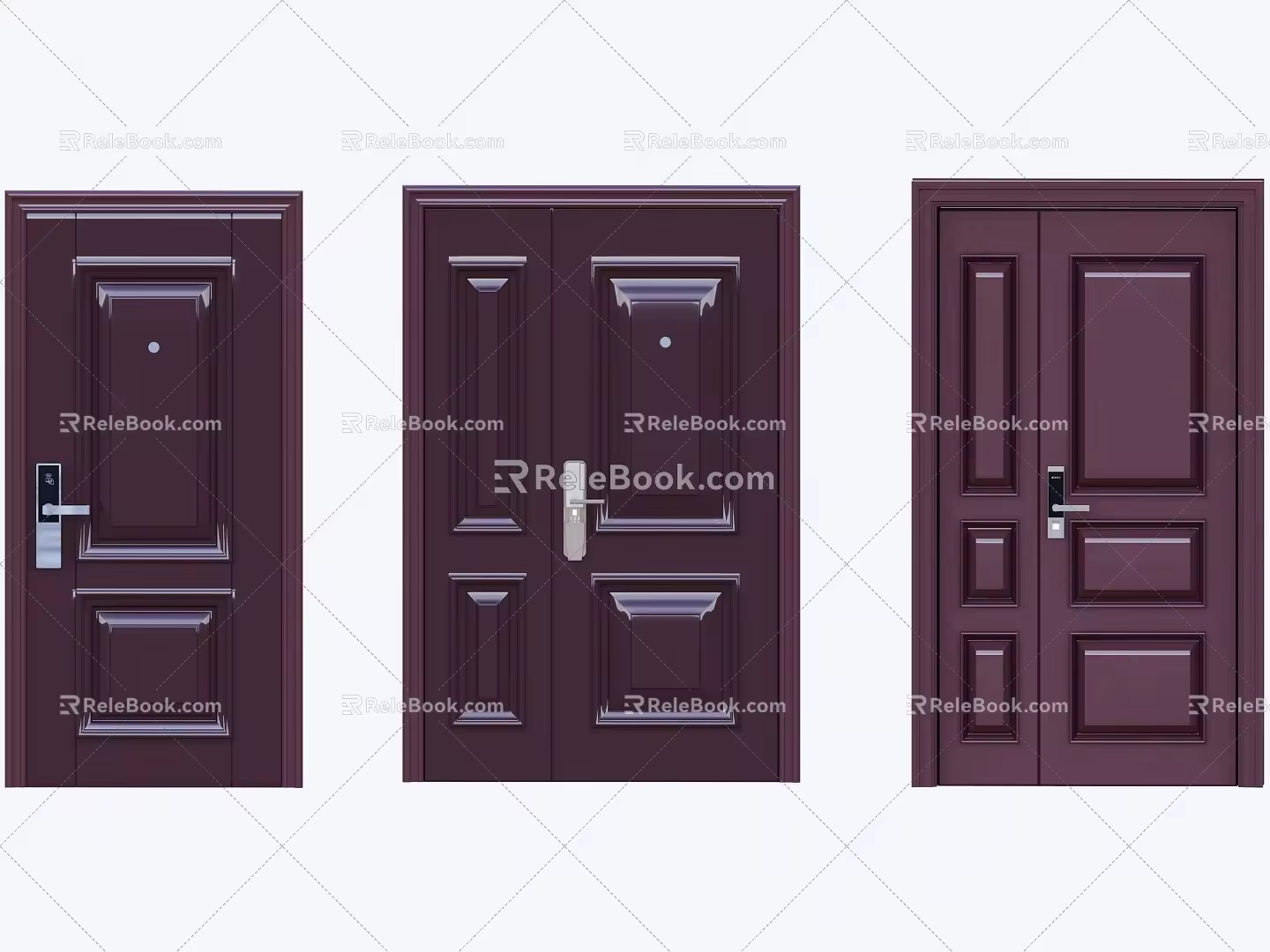 Single door 3d model
