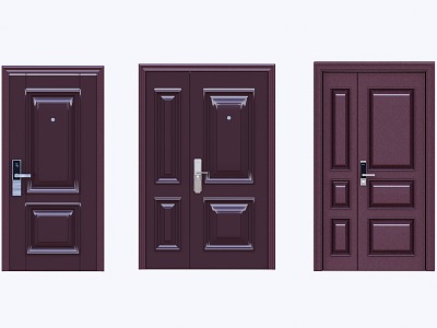 Single door 3d model