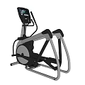 Elliptical Trainer with Digital Display and Ergonomic Metal Frame for Home Gym Workouts