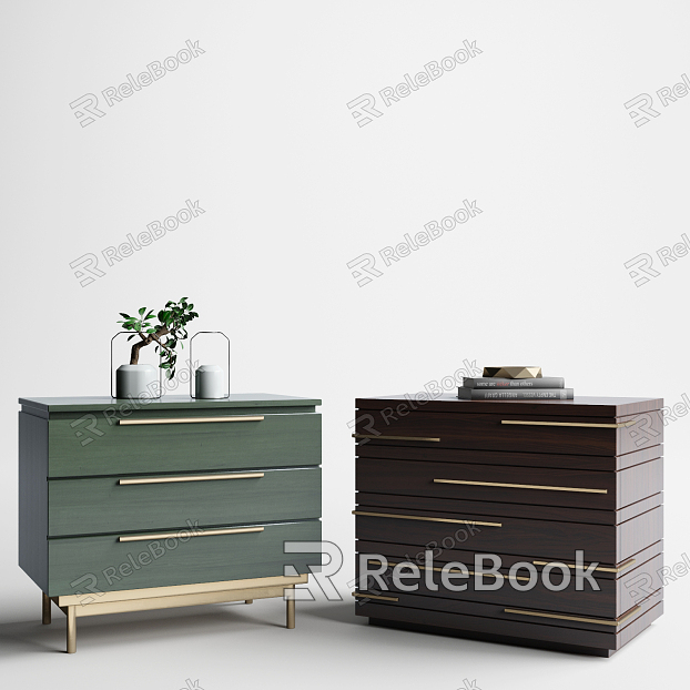 Modern bedside table bedside table combination model