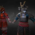 Weapons of the Japanese Samurai 3d model