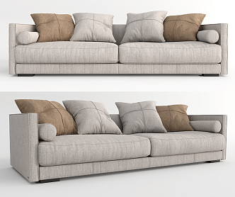 Modern Turri double sofa 3d model