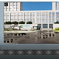 Modern Industrial Factory Building Exterior With Large Glass Windows And Clean Architectural Lines