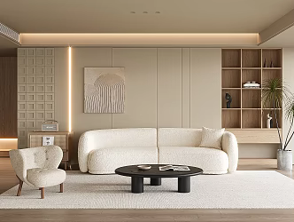 The Silent Living Room 3d model