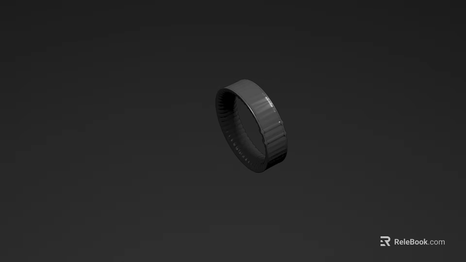 Black Contemporary Downlight Spotlight With Sleek LED Design For Home Ceiling Lighting 3d model 
