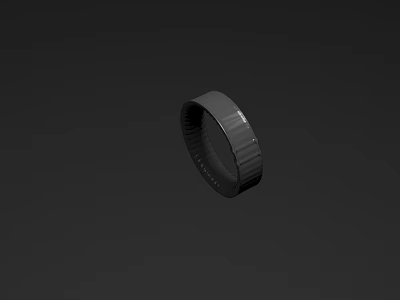 Black Contemporary Downlight Spotlight With Sleek LED Design For Home Ceiling Lighting 3d model