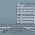 Modern Hospital Building Design Featuring High Rise Tower And Low Rise Connected Structure