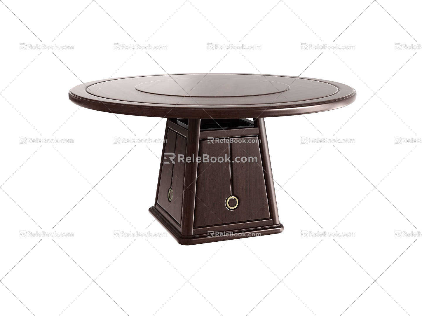 New Chinese Dining Table 3d model