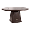 New Chinese Dining Table 3d model