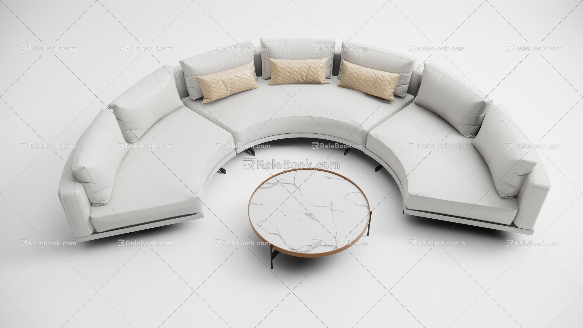 Modern Curved Sofa Saloon Art Sofa Lazy Sofa Living Room Sofa Office Sofa Art Curved Sofa Shaped Sofa 3d model