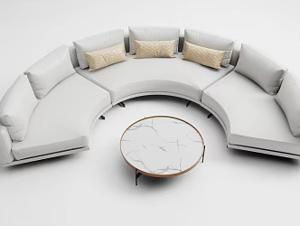 Modern Curved Sofa Saloon Art Sofa Lazy Sofa Living Room Sofa Office Sofa Art Curved Sofa Shaped Sofa 3d model