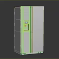 Stainless Steel Double Door Refrigerator With Water Dispenser And Modern Design