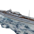 Modern Warship Ship Military Warship Carrier Submarine 3d model