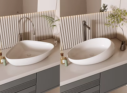 modern basin wash basin 3d model