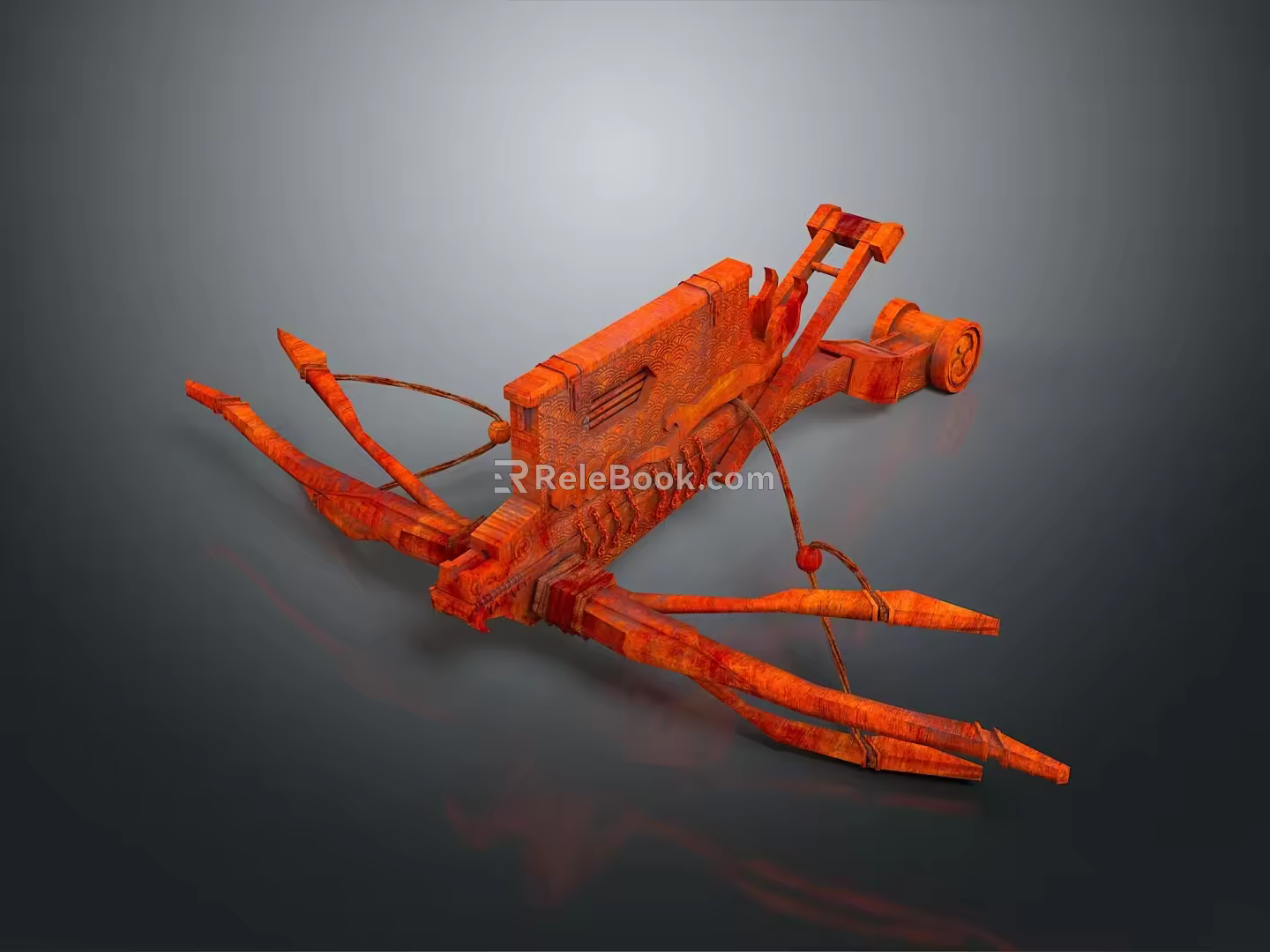 Crossbow Mechanical Crossbow Shift Bow and Arrow Shoot Far Equipment Weapons High-tech Crossbow 3d model
