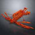 Crossbow Mechanical Crossbow Shift Bow and Arrow Shoot Far Equipment Weapons High-tech Crossbow 3d model