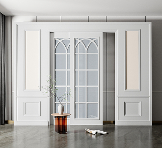 Jane Ou sliding door 3d model