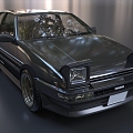 Toyota AE86 Early Racing Vintage Racing Car 3d model