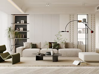 The Silent Living Room 3d model