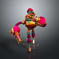 Robot Assistant Small Robot Butler Robot Butler Figure Game Figure 3d model