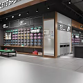 Sport Outlet Store Featuring Athletic Apparel Shoes And Mannequin Displays