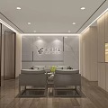 Modern Well Planned Bank Interior 3D Layout Design With Complete Business Service And Office Zones
