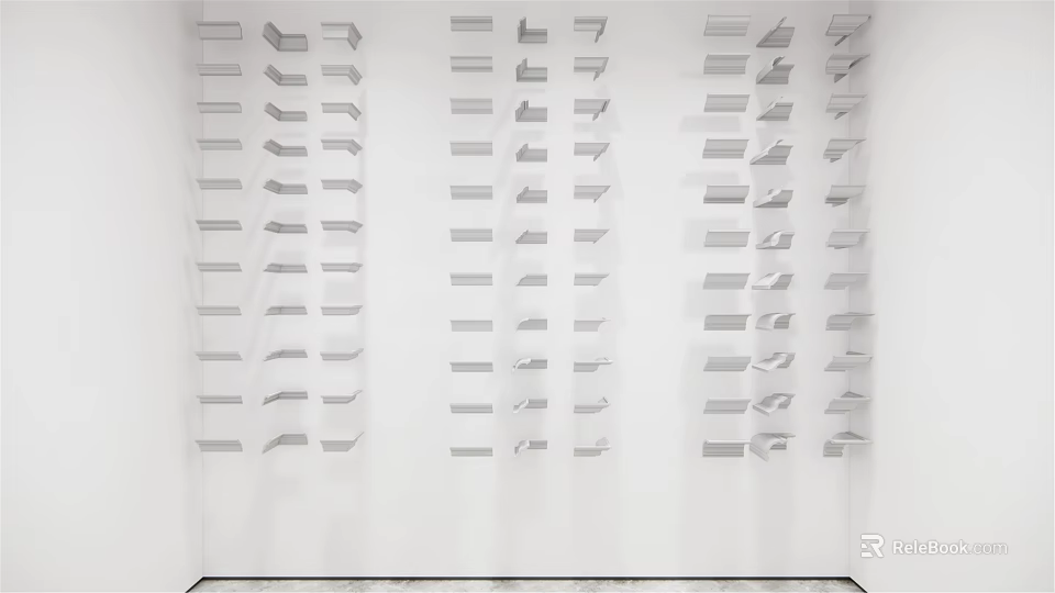 Elegant Gypsum Molding Styles for Home Interior Wall Decoration with Various Designs 3d model 