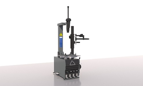 Modern tool tire pick machine 3d model