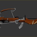 Crossbow Crossbow Crossbow Crossbow Mechanical Crossbow Shift Bow and Arrow Shoot Far Equipment Weapons High-tech Crossbow 3d model