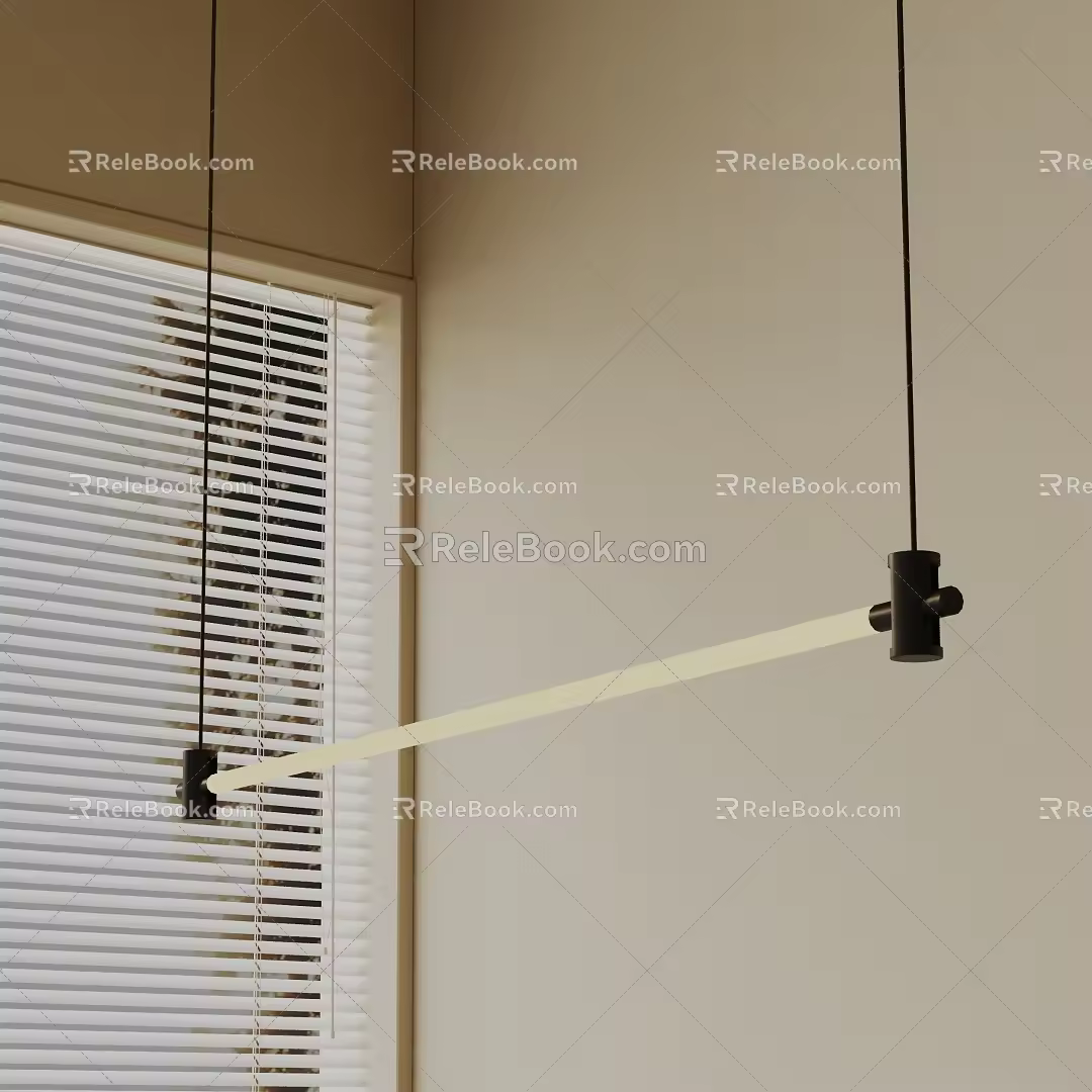 Modern chandelier 3d model