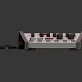 Modern electronic organ controller computer terminal industrial display industrial terminal 3d model