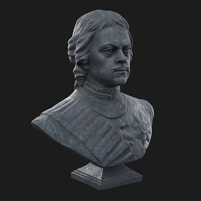 Bust of Peter the Great 3d model