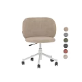 Purple Velvet Swivel Chair With Adjustable Height And Multiple Color Options