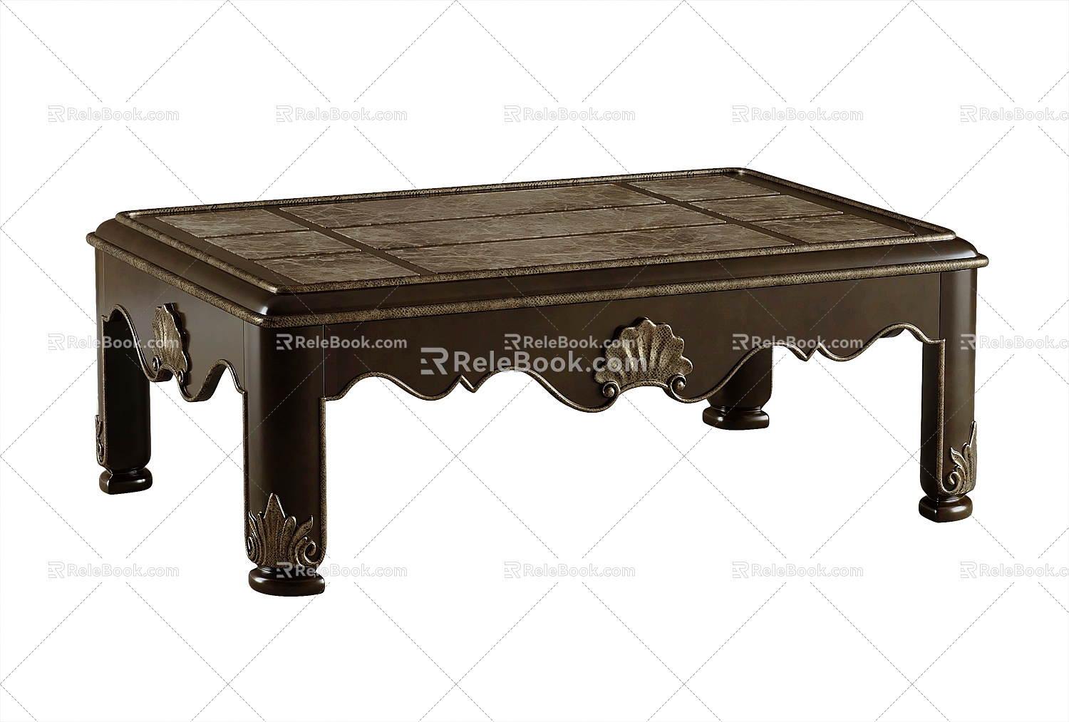 American coffee table 3d model