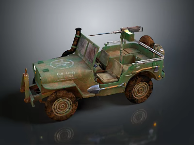 Military Jeep Jeep Military Vehicle SUV 3d model Military Jeep Jeep Military Vehicle SUV 3d model