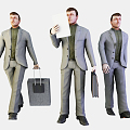 modern man 3d model