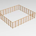 Industrial Equipment Square Steel Fence Structure As Durable Safety Isolation Barrier