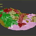 Pile of Wooden Pieces and Stone Materials for Construction Use