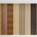 Natural Stone And Wood Decorative Panels With Various Textures And Wooden Tones For Interior Design